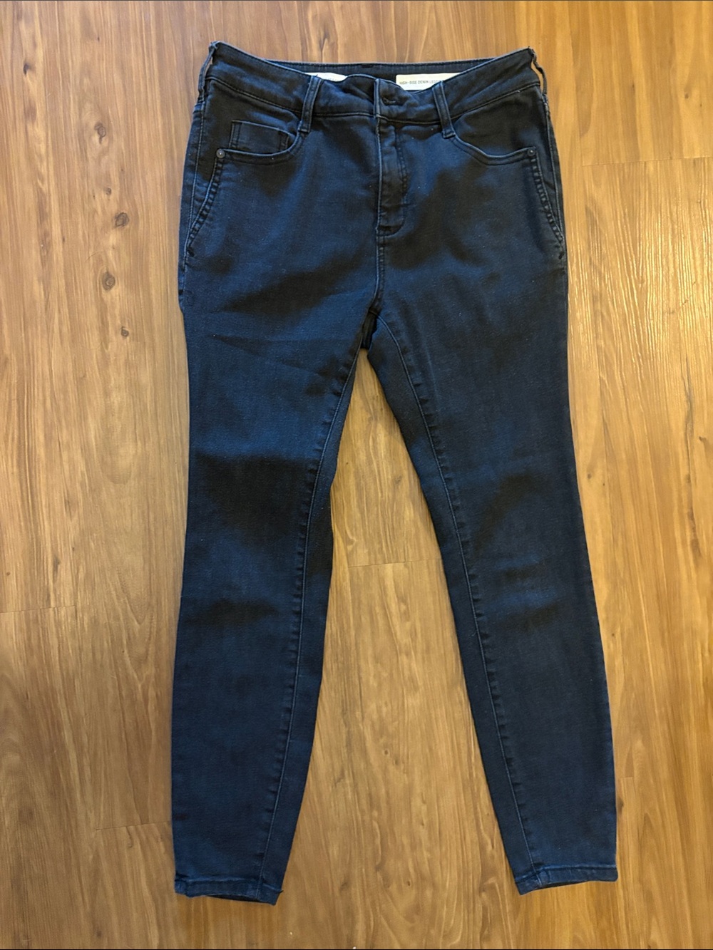 Pilcro and the Letterpress Dark Indigo Skinny Jeans
